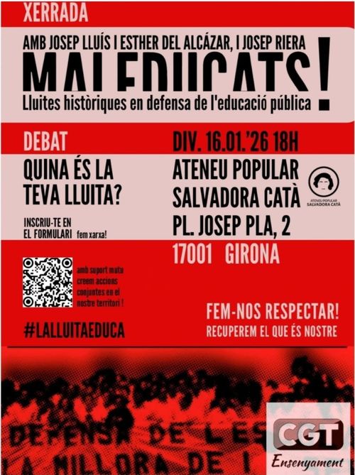 MALEDUCATS! Lluites històriques en defensa de l'educació pública