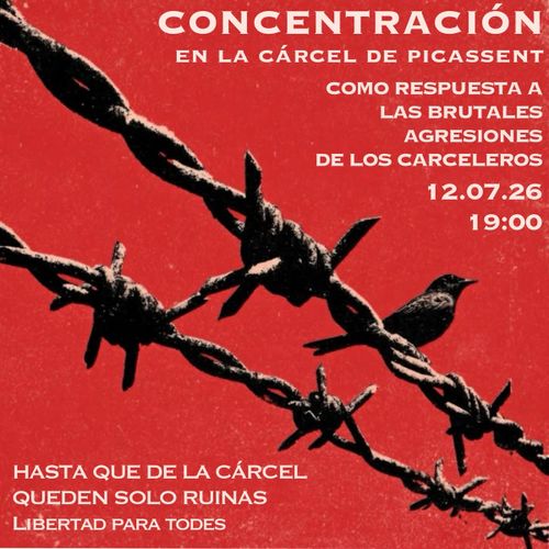 CONCENTRACIÓN CÁRCEL PICASSENT