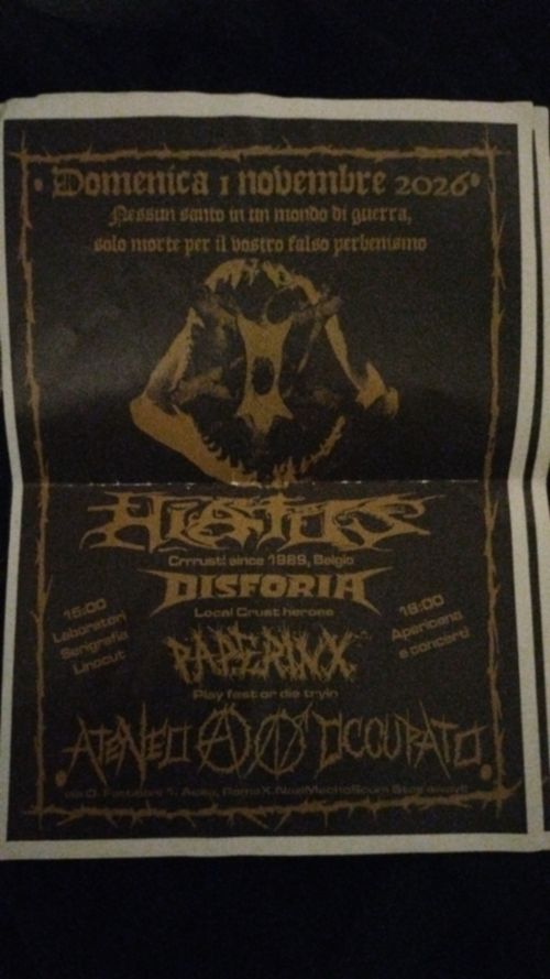 HIATUS+DISFORIA+PAPERINX