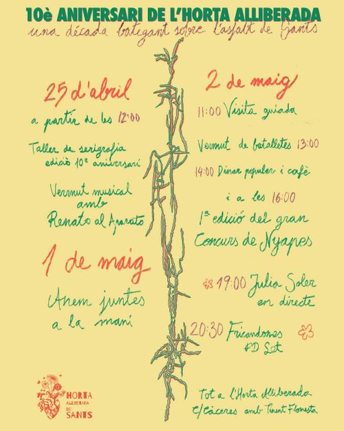 10è aniversari de l'Horta Alliberada