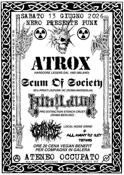Concerto punk hc contro la repressione 