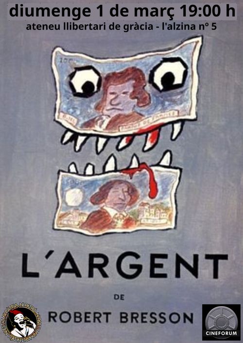 cineforum: "El dinero" (L'argent, 1983)