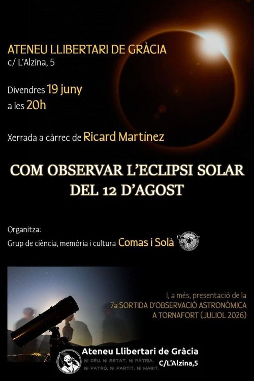 Com observar l'eclipsi solar del 12 d'agost