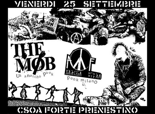 The Mob + Anarchia Futura 25/09/2026 C.s.o.A. Forte Prenestino