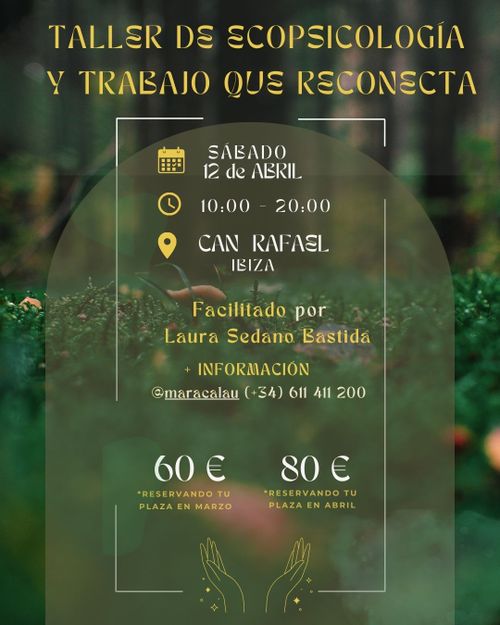 Taller de Ecopsicología y Trabajo que Reconecta