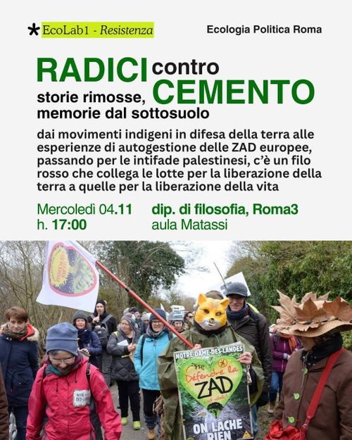 ECOLAB: Radici contro Cemento