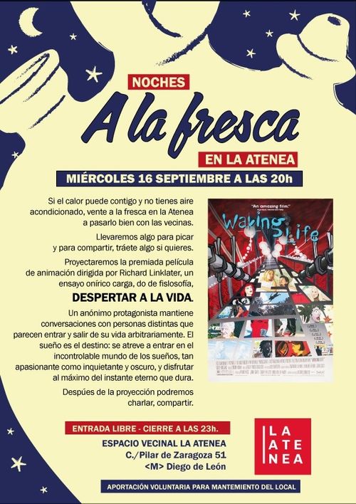 A la fresca en la Atenea