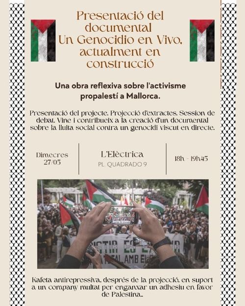 Documental "Un genocidio en vivo"