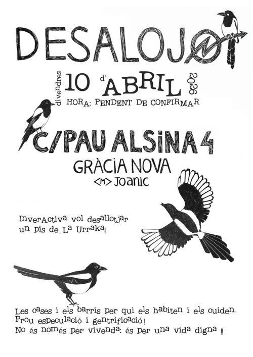 ALERTA DESNONAMENT a La Urraka