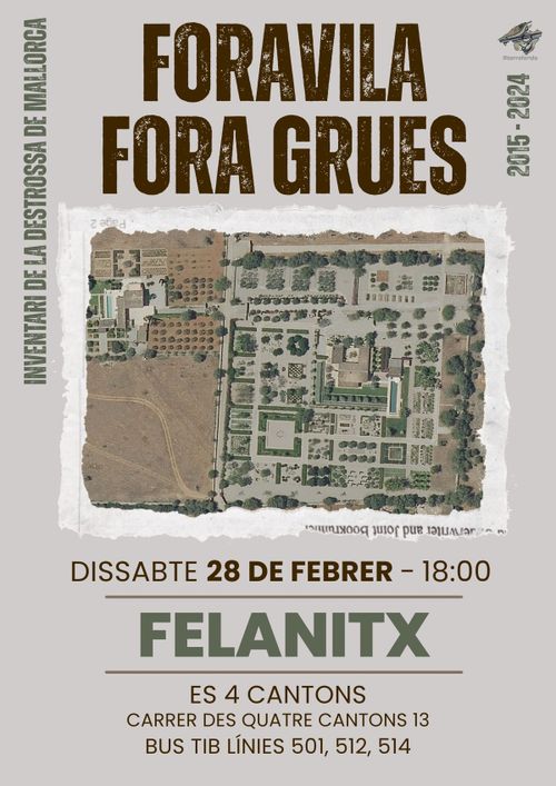 🌿 TERRAFERIDA: FORAVILA FORA GRUES - ES 4 CANTONS