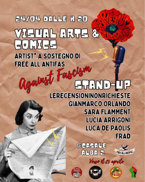 Stand-up & comics against fascism!