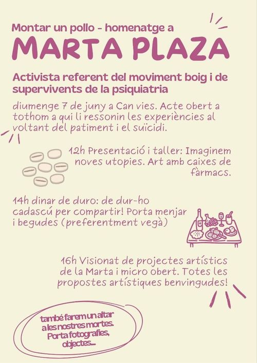 Montar un pollo - homenatge a Marta Plaza