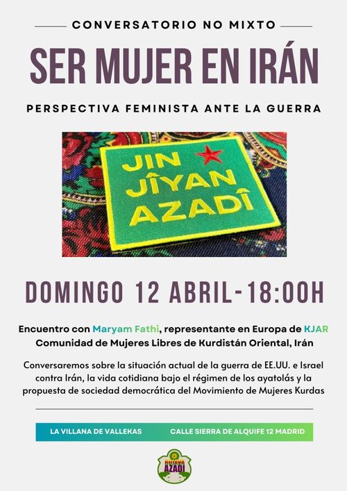 Conversatorio No-mixto: ¿Cómo es ser mujer en Irán?