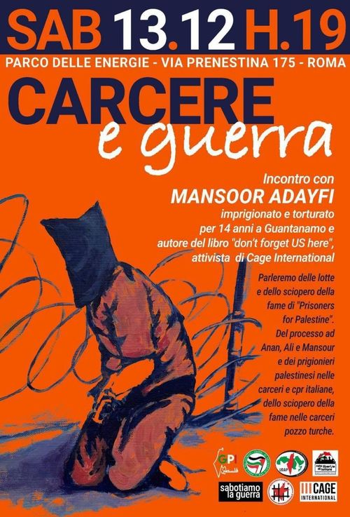 Carcere e Guerra - incontro con Mansoor Adayfi