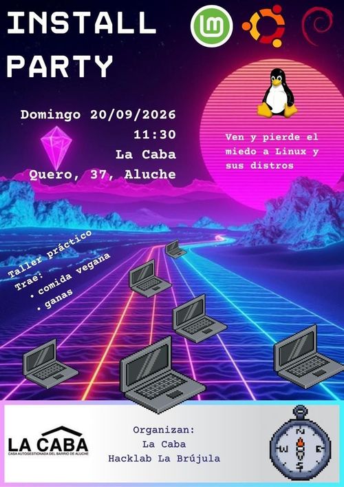 Taller "Install Party". Pon un LiNUX en tu ordenador 