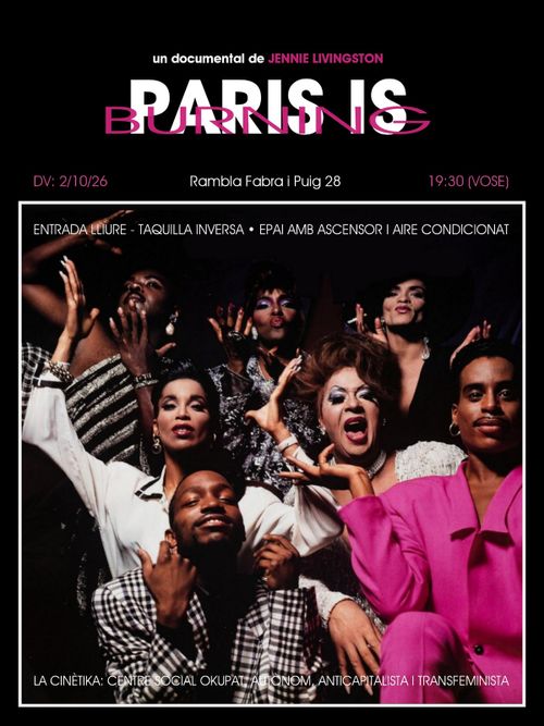 Cinema divendres: Documental Paris is burning