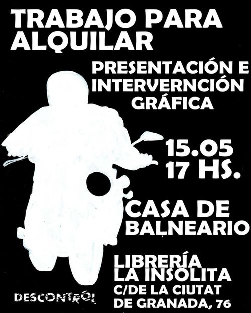 Trabajo para alquilar: presentación e intervención gráfica