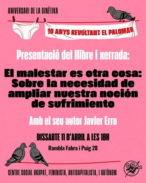 El malestar es otra cosa, amb Javier Erro. Salut mental i transformació social.