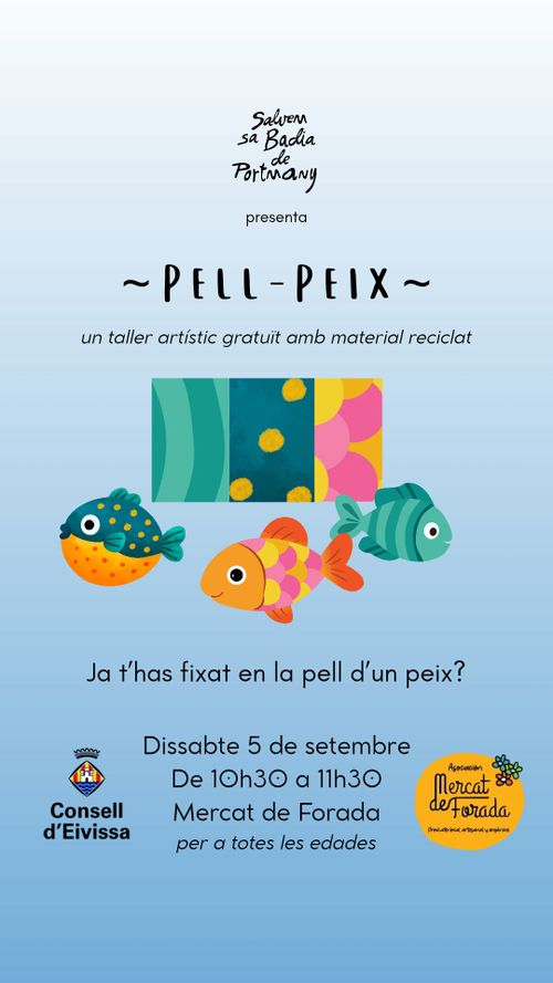 Pell-Peix - un taller artístic amb material reciclat