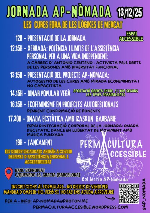 Jornada AP-NÒMADA. Les cures fora de les lògikes de mercat. 