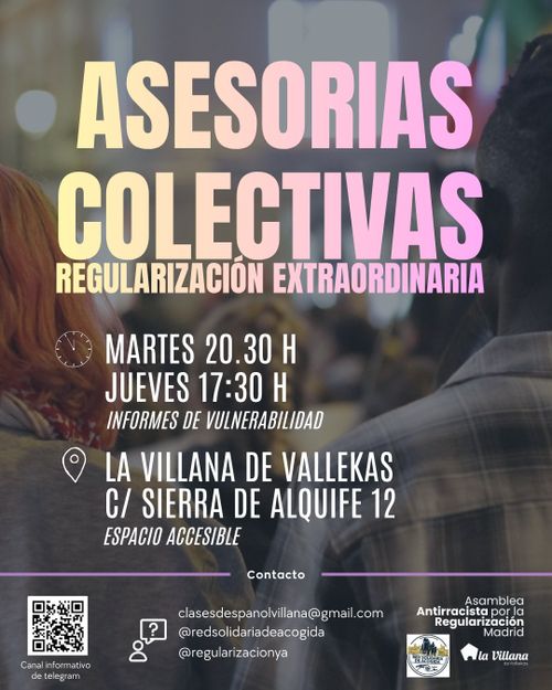 🫶 Asesorías colectivas Proceso Regularización Extraordinaria