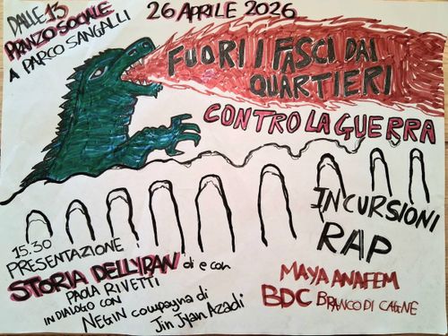 CONTRO OGNI GUERRA, FUORI I FASCI DEI QUARTIERI 