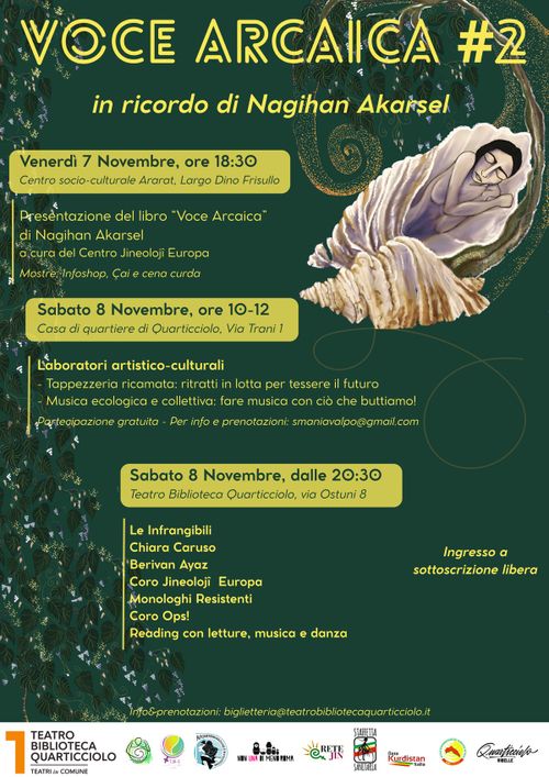 Voce Arcaica #2 -  Festival di Arte e Cultura in memoria di Nagihan Akarsel