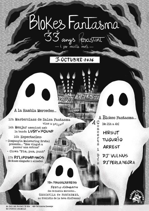 Blokes fantasma 33 anys resistint