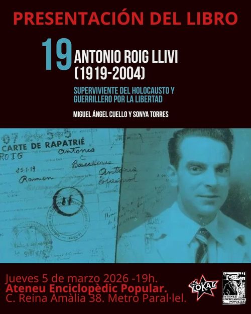 Presentació del llibre: Antonio Roig Llivi [1919-2004]