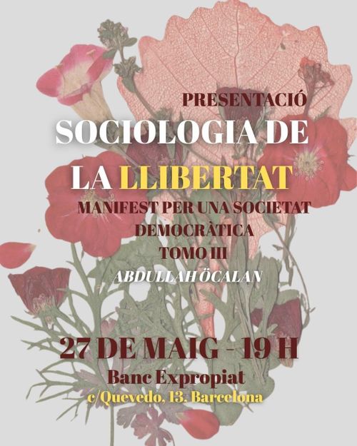 PRESENTACIÓ DEL LLIBRE "SOCIOLOGIA DE LA LLIBERTAT"