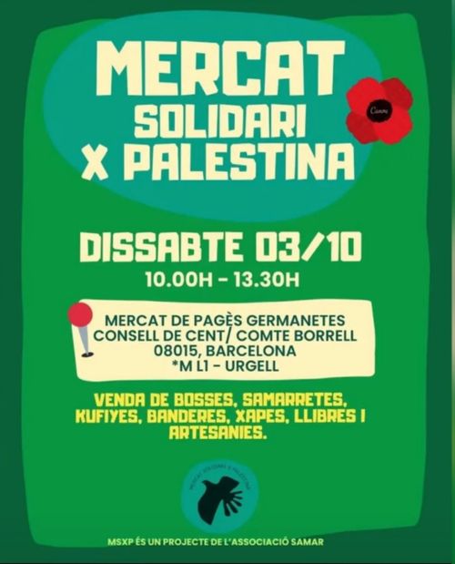 Mercat solidari amb Palestina