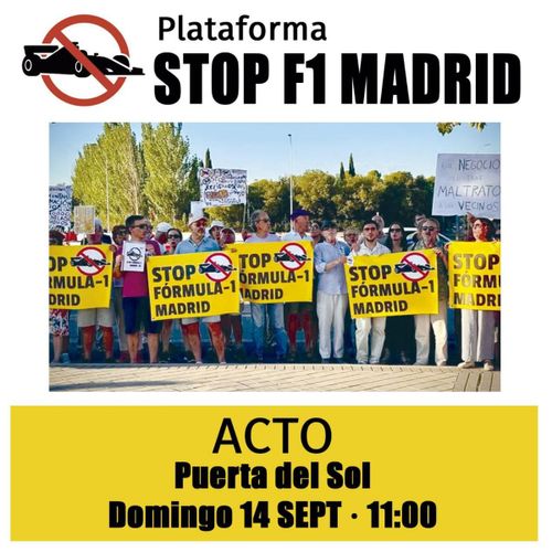 STOP F1 MADRID