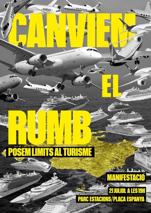 Mallorca: Manifestació Canviem el Rumb