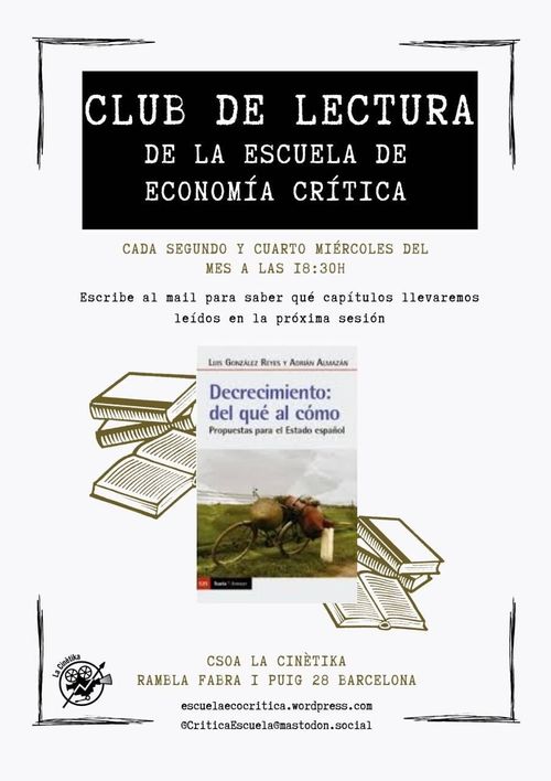 Club de lectura de l’Escola d’economia crítica