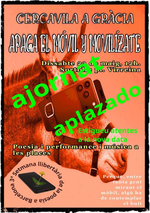 Cercavila: APAGA EL MÓVIL Y MOVILÍZATE