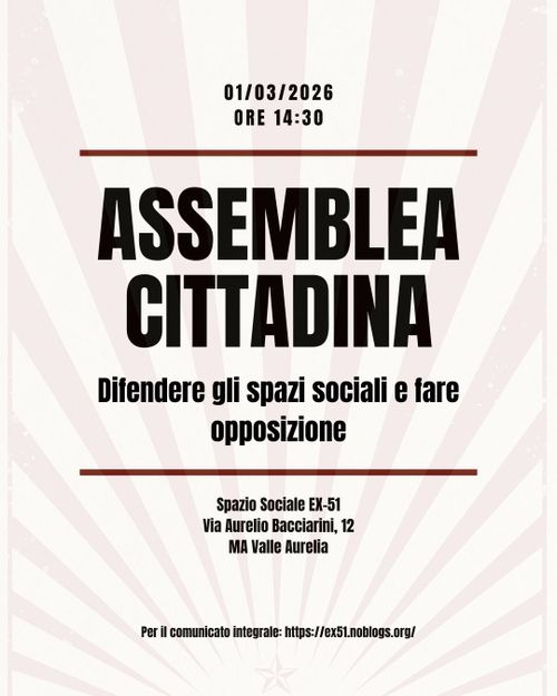 Difendere spazi e comunità, fare opposizione: assemblea cittadina