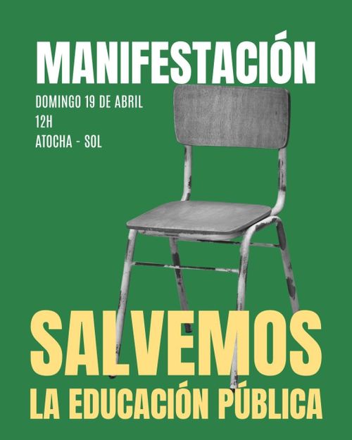 Manifestación Educación Pública