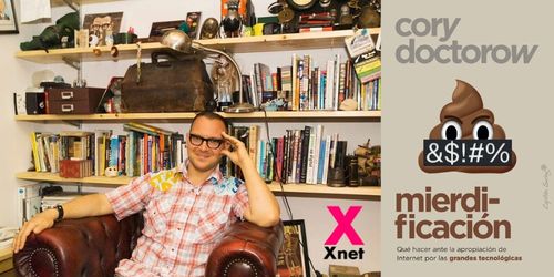 Presentació de Mierdificación de Cory Doctorow