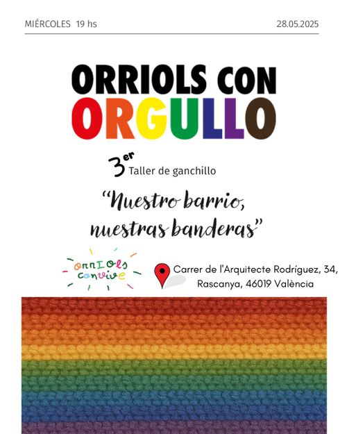 Nuestro barrio, nuestras banderas!