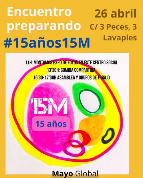 Encuentro preparación #15años15M