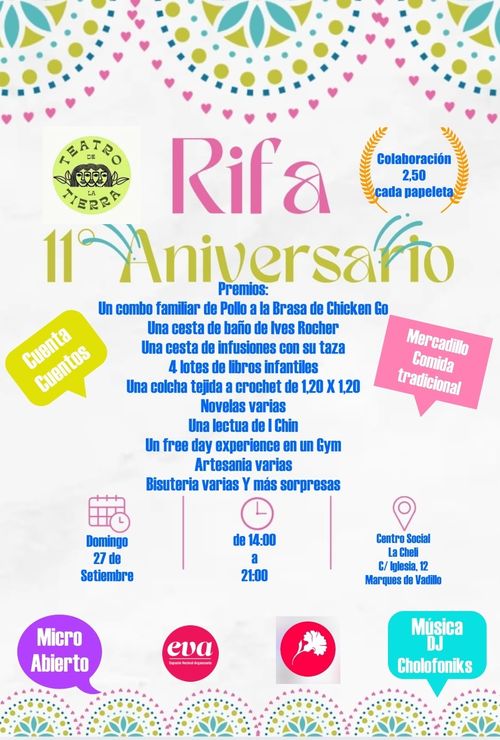 Fiesta Aniversario Teatro de la Tierra