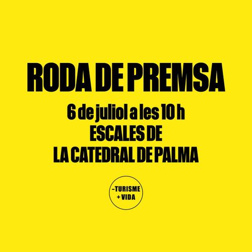 Mallorca: Roda de Premsa #CanviemElRumb