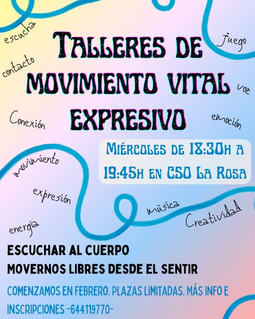 TALLERES MOVIMIENTO VITAL EXPRESIVO