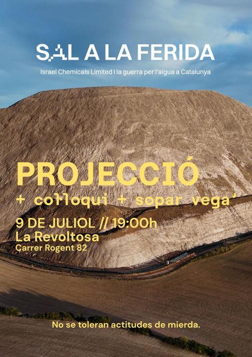 Kafeta Revoltosa - Projecció Sal a la ferida