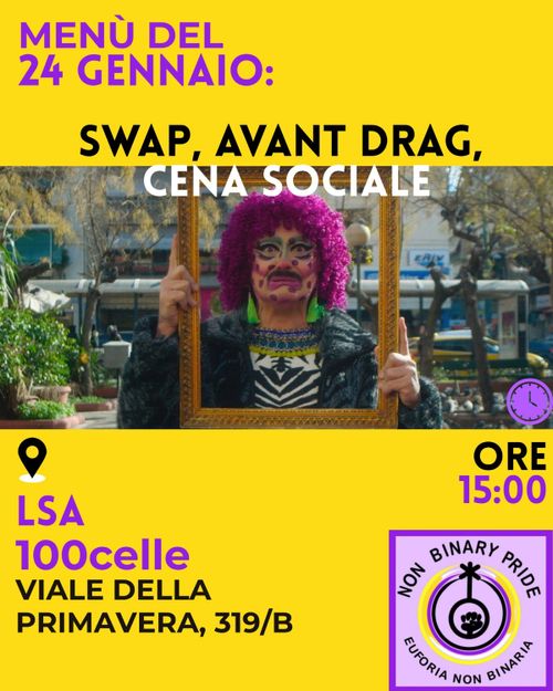 Non Binary Pride – Euforia non binaria ... E cominciamo il 2026 con il nostro primo evento dell’anno