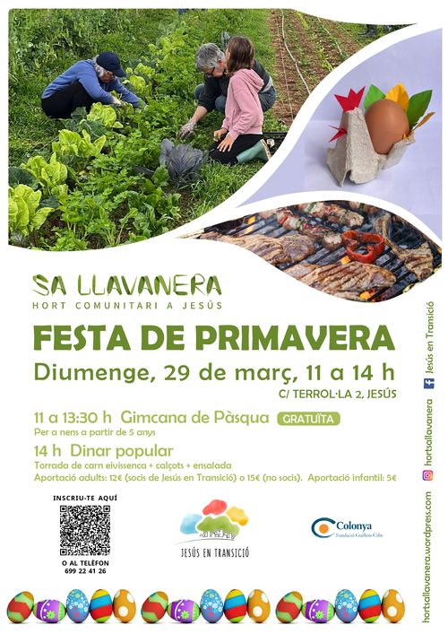 Festa de primavera a l'Hort comunitari de sa Llavanera