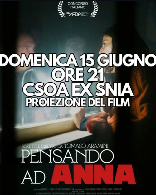 Proiezione del film "Pensando ad Anna"