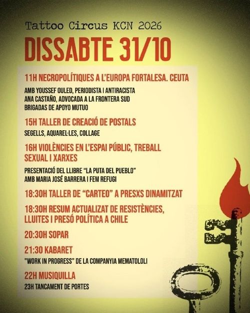 TATTOO CIRCUS DISSABTE