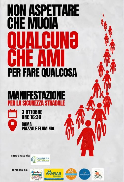 Manifestazione per la sicurezza stradale