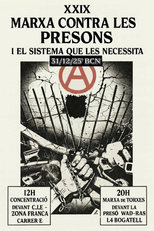31D Marxa contra les presons a Bcn